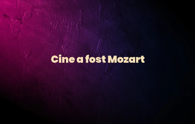 cine a fost mozart