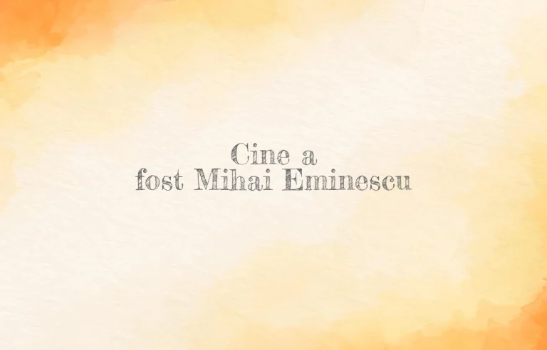 cine a fost mihai eminescu