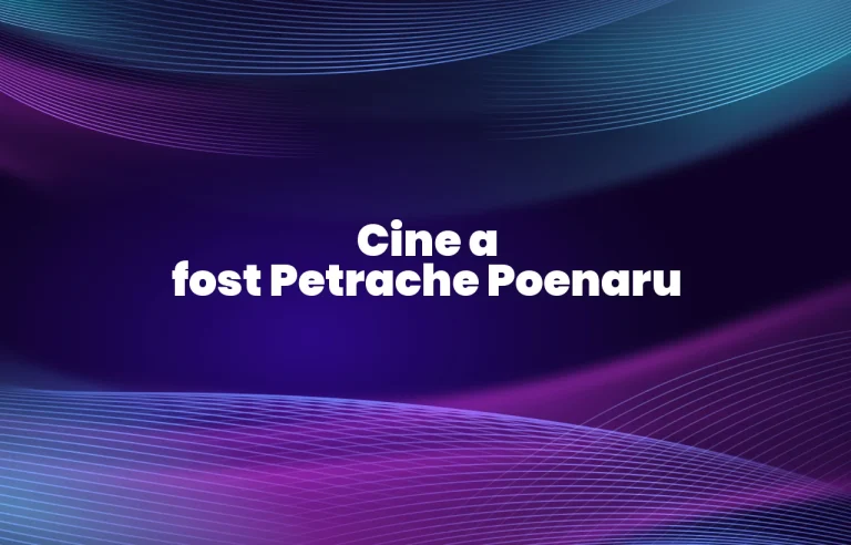 cine a fost petrache poenaru