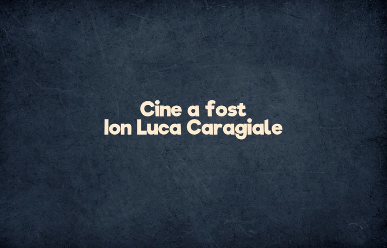 cine a fost ion luca caragiale