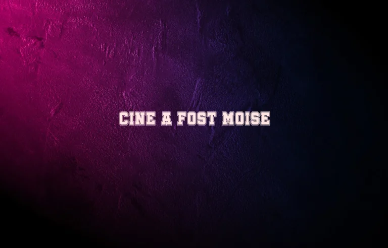 cine a fost moise