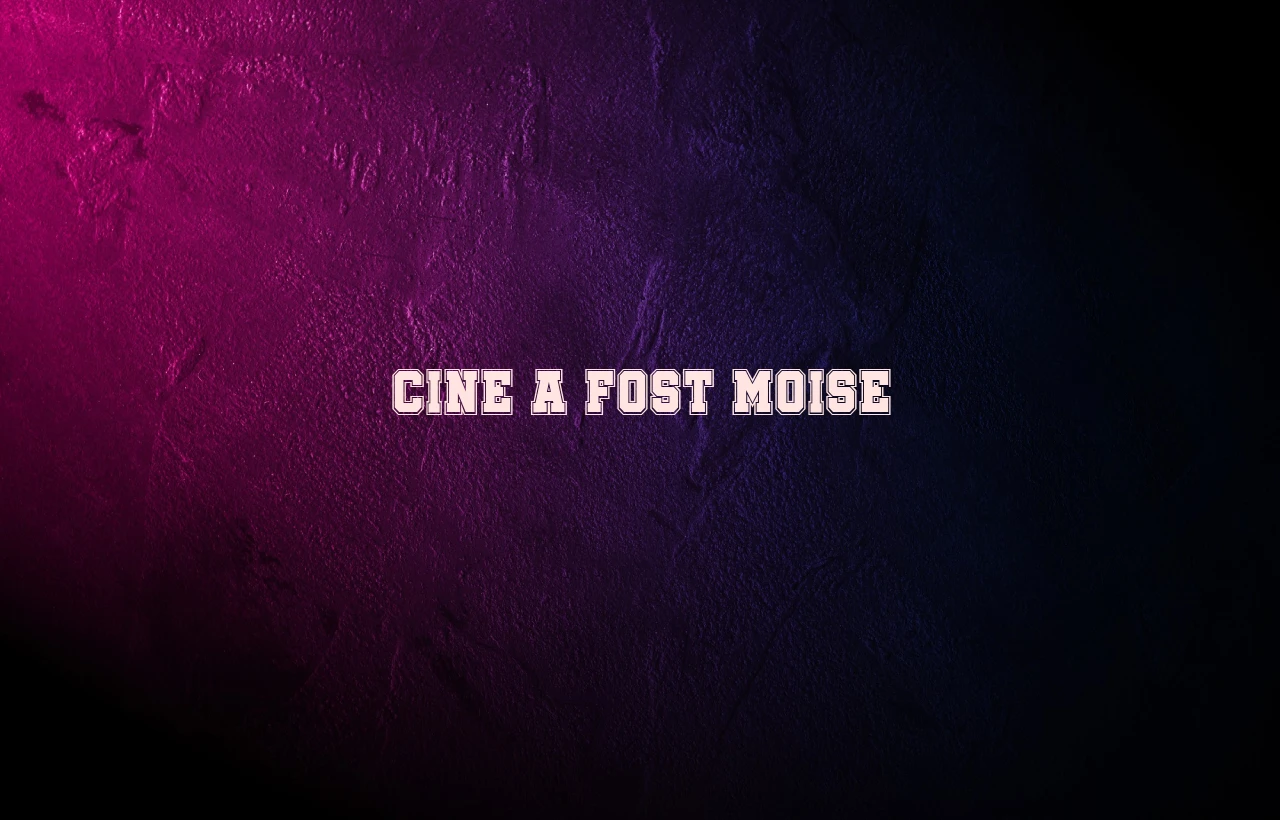 cine a fost moise