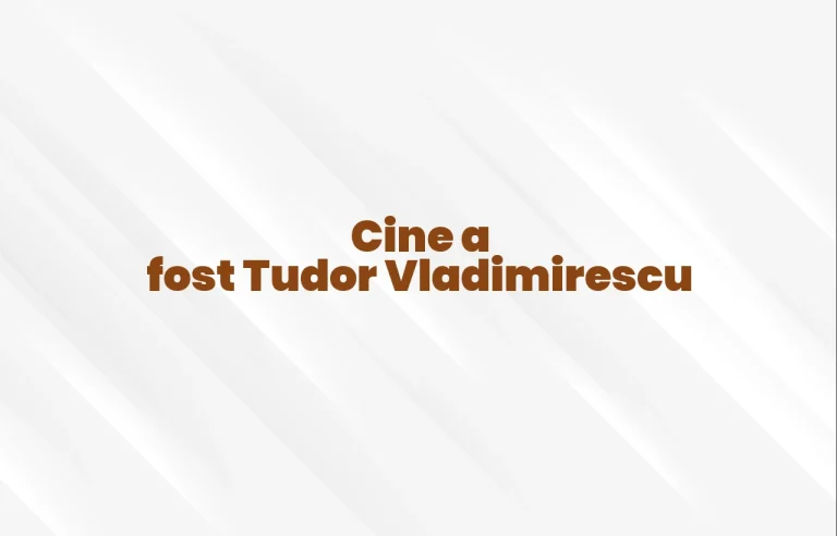 cine a fost tudor vladimirescu