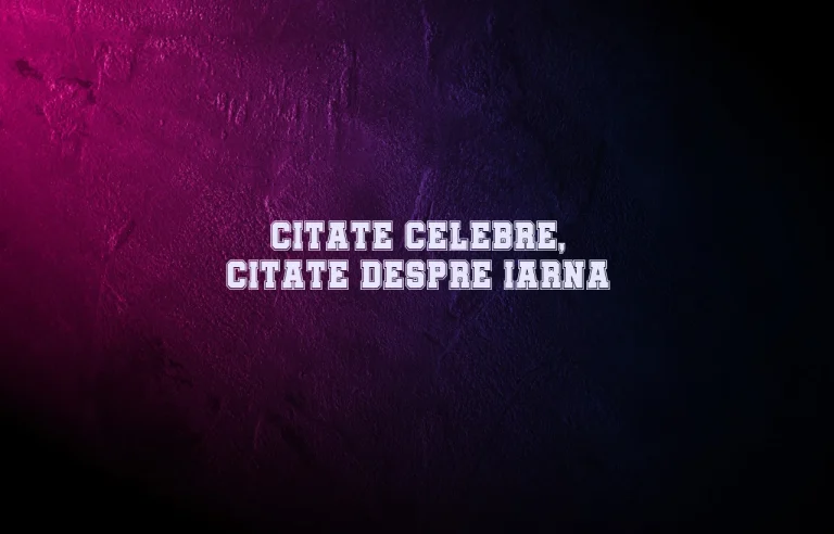 citate celebre citate despre iarna