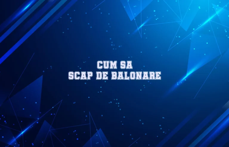 cum sa scap de balonare