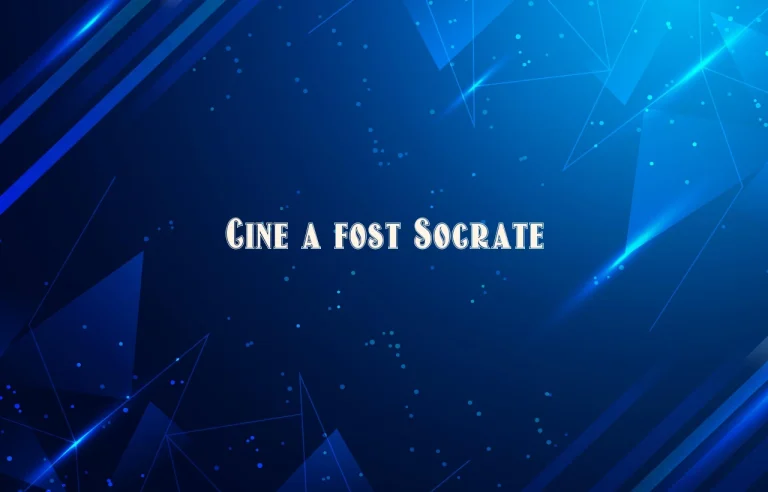 cine a fost socrate