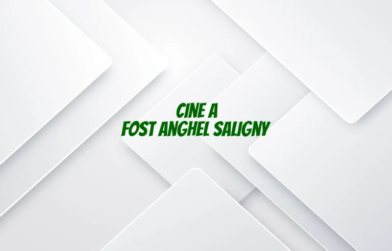 cine a fost anghel saligny